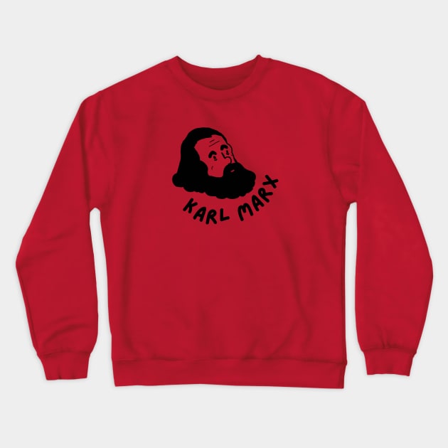 Karl Marx Crewneck Sweatshirt by Cartoon